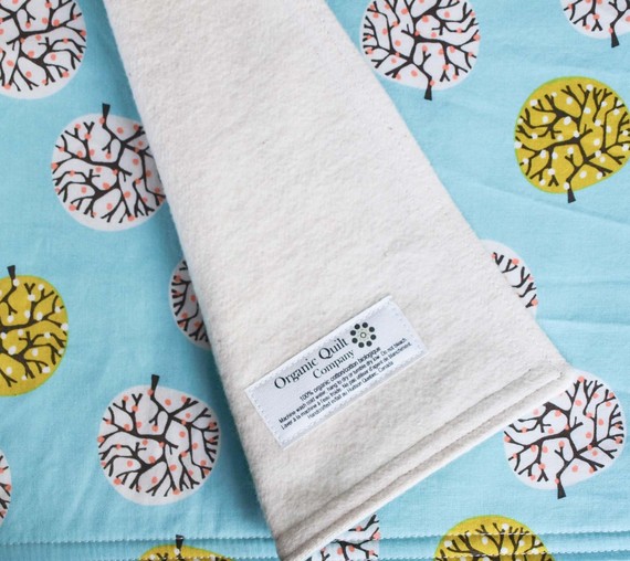 SPRING ORCHARD organic cotton baby blanket